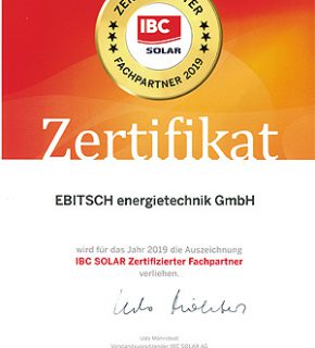 IBC-SOLAR-Zertifizierter Fachpartner
